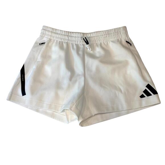 adidas Pants - Adidas - W.Z.N.E. Women's White Deadstock Shorts